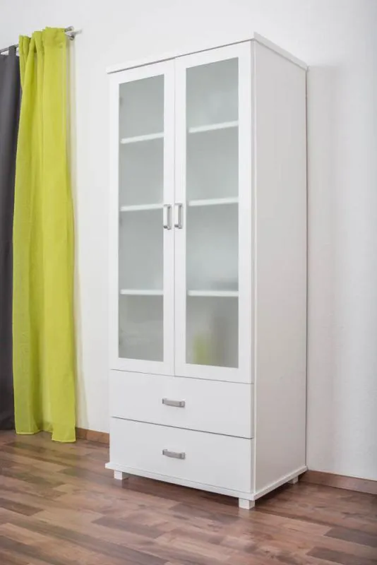 Kleiderschrank, Breite: 80 cm, Farbe: Weiß Abbildung