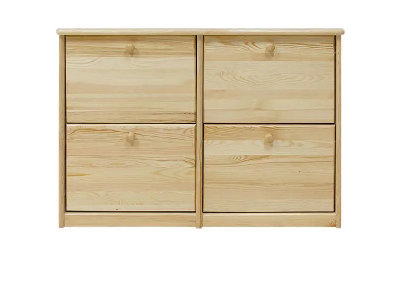 Schuhschrank Holz natur