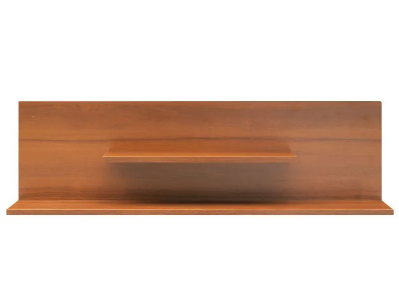 Hängeregal / Wandregal Catamarca 05, Farbe: Nuss - 35 x 120 x 18 cm (H x B x T)