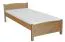 Doppelbett / Gästebett Buche massiv Vollholz natur 117, inkl. Lattenrost - Abmessung 160 x 200 cm