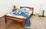 Buche Holzbett 120 x 200 cm Kirsche