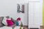 Kleiderschrank weiß massiv