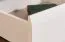 Kleiderschrank mit Spiegel Papauta 04, Farbe: Kaschmir / Eiche dunkel - Abmessungen: 226 x 142 x 60 cm (H x B x T)