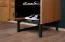 Schrank Slatina 48, Farbe: Eiche / Schwarz, teilmassiv - Abmessungen: 203 x 56 x 63 cm (H x B x T)