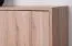 Schlichter Schrank Niel 02, Farbe: Eiche / Anthrazit - Abmessungen: 195 x 90 x 50 cm (H x B x T)