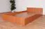 Doppelbett Corrientes 20 inkl. Lattenrost, Farbe: Erle - 180 x 200 cm (B x L)