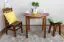 Esszimmertisch rund 90x90 cm Kiefer massiv, Farbe: Eiche Abbildung