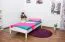 Futonbett Kiefer 90 x 200 cm Weiß Abbildung