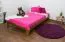 Holzbett Kiefer 120 x 200 cm Eiche Abbildung