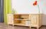 TV-Schrank Massivholz Farbe: Natur 55x156x47 cm Abbildung