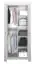 92 cm breiter Kleiderschrank mit 2 Türen | Farbe: Grau Abbildung