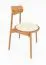 Stuhl, 2er Set, Wellsford 56 Wildeiche massiv geölt - Abmessungen: 80 x 47 x 50 cm (H x B x T)