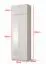 Garderobenschrank mit einer Spiegeltür mit Schrankaufsatz Boquilla 05, Push-to-open Funktion, Farbe: Kaschmir, Maße: 225 x 70 x 40 cm, gut kombinierbar