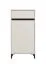 Kommode | 1 Schublade | Farbe: Kaschmir | 1 Drehtür | ABS-Kanten | 2 Fächer | Maße: 54,5 x 40 x 109,5 cm | Beine: Schwarz | für den Eingangsbereich
