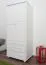 Weißer Massivholz Kleiderschrank