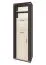 Schrank Aitape 28, Farbe: Sonoma Eiche dunkel / Sonoma Eiche hell - Abmessungen: 188 x 60 x 40 cm (H x B x T)