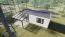 Terrassenüberdachung S 02, Dach: 16 mm Polycarbonat klar, Grundfläche: 8,14 m² - Abmessungen: 200 x 407 cm (B x L)