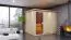 Sauna "Toivo" SET mit Kranz und Ofen 9 kW - 245 x 210 x 202 cm (B x T x H)