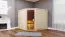 Sauna "Samu" mit bronzierter Tür - Farbe: Natur - 231 x 196 x 198 cm (B x T x H)
