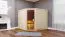 Sauna "Samu" SET mit Ofen BIO 9 kW Edelstahl - 231 x 196 x 198 cm (B x T x H)
