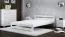 Schlichtes Jugendbett Segudet 18, Kiefer Vollholz massiv, Farbe: Weiß - Liegefläche: 160 x 200 cm (B x L)