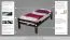 Einzelbett "Easy Premium Line" K1/1n, Buche Vollholz massiv Schokobraun - Maße: 90 x 200 cm