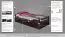Buche Bett mit Schublade 90 x 200 cm Schokobraun