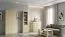 Kommode Kiunga 03, Farbe: Buche / Weiß - Abmessungen: 112 x 82 x 40 cm (H x B x T)