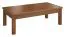 Couchtisch Loungetisch Eiche Farbe: Walnuss 40x120x70 cm, Wohnzimmertisch Beistelltisch Clubtisch teilmassiv