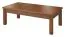 Beistelltisch Couchtisch Eiche teilmassiv Farbe: Walnuss 40x120x70 cm Abbildung