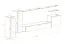 Wohnwand im stylischen Design Balestrand 170, Farbe: Schwarz / Grau - Abmessungen: 160 x 330 x 40 cm (H x B x T), mit vier Türen und 11 Fächern