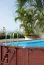 Pool oval Sunnydream 06, 6,40 x 4,00 Meter, inklusive Premium Filteranlage,  Filtermedium, Poolleiter, Poolfolie, Boden- und Wandvlies, Edelstahl-Eckverbindungen