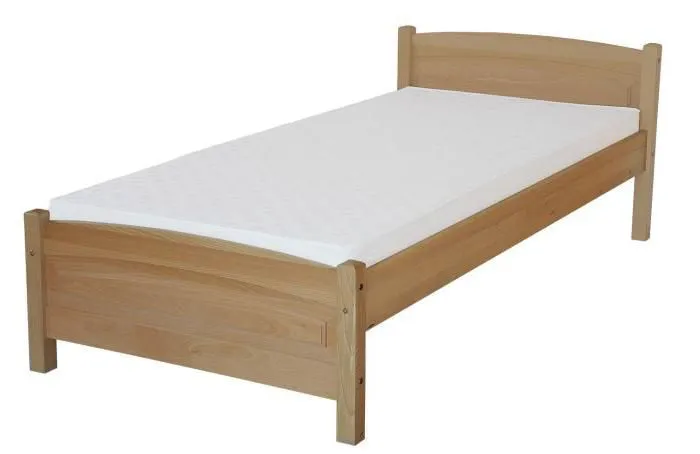Buche Massivholz Bettgestell 160 x 200 cm Natur Abbildung