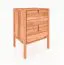 Nachtkommode Wellsford 07 Kernbuche massiv geölt - Abmessungen: 69 x 60 x 36 cm (H x B x T)