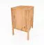 Nachtkommode Wellsford 07 Wildeiche massiv geölt - Abmessungen: 69 x 60 x 36 cm (H x B x T)
