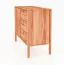Kommode Wellsford 18 Kernbuche massiv geölt - Abmessungen: 84 x 97 x 46 cm (H x B x T)