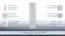 Bad - Hochschrank Eluru 10, Farbe: Weiß glänzend – 160 x 35 x 35 cm (H x B x T)