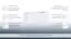 Waschtischunterschrank Rajkot 66, Farbe: Weiß glänzend – 50 x 119 x 45 cm (H x B x T)