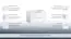 Waschtischunterschrank Meerut 56, Farbe: Weiß matt – 50 x 79 x 45 cm (H x B x T)