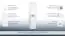 Badezimmer - Hochschrank Meerut 82, Farbe: Weiß matt – 160 x 35 x 36 cm (H x B x T)