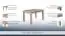 Esstisch ausziehbar "Temerin" Farbe Sonoma-Eiche 34 (eckig) - Abmessungen: 160 - 240 x 90 cm (B x T)