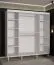 Kleiderschrank im neutralen Design Jotunheimen 249, Farbe: Weiß - Abmessungen: 208 x 200,5 x 62 cm (H x B x T)
