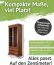 Vitrine Sentis 14, Farbe: Dunkelbraun - 193 x 88 x 40 cm (H x B x T)