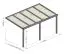 Terrassenüberdachung L 03, Dach: 16 mm Polycarbonat klar, Grundfläche: 17,78 m² - Abmessungen: 350 x 508 cm (B x L)