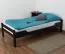 Kinderbett / Jugendbett "Easy Premium Line" K1/1n, Buche Vollholz massiv Schokobraun - Maße: 90 x 200 cm
