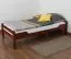 Kinderbett / Jugendbett "Easy Premium Line" K1/1n, Buche Vollholz massiv Kirschfarben - Maße: 90 x 200 cm