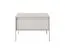 Helles Wohnzimmer - Set A Balta, 4-teilig, Push-to-open Funktion, Farbe: Beige, ABS-Kantenschutz, Beine: Metall