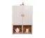 Kommode Maräne 06, Farbe: Kaschmir / Eiche Artisan - Abmessungen: 117 x 80 x 40 cm (H x B x T)