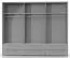 Drehtürenschrank / Kleiderschrank Siumu 36, Farbe: Weiß / Weiß Hochglanz - 224 x 272 x 56 cm (H x B x T)