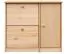 Schuhkommode Schuhschrank Kiefer Holz massiv, Farbe: Natur 80x90x30 cm, Massivholz Schuhschrank Abbildung